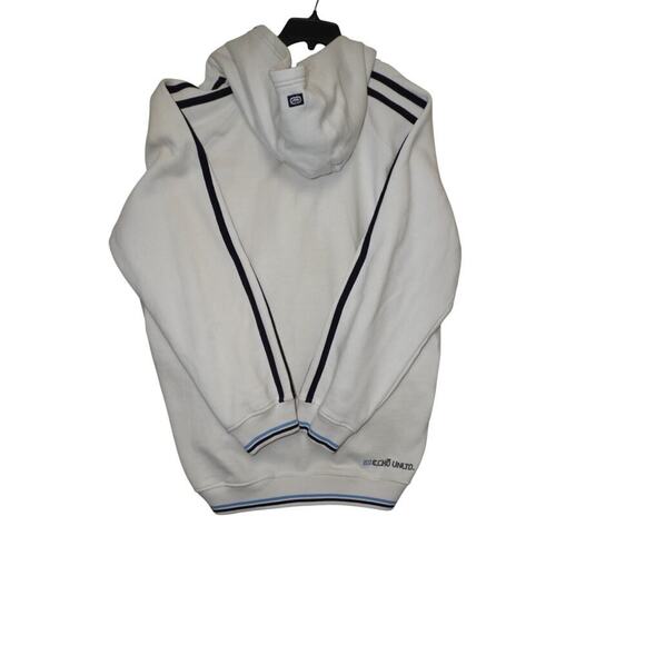 Vintage Y2K Ecko Unltd Hoodie – White & Blue Baggy Skater Sweatshirt – Men’s 3X - Picture 5 of 7